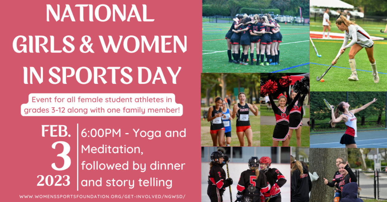 Friends Athletics to celebrate National Girls & Women's Sports Day